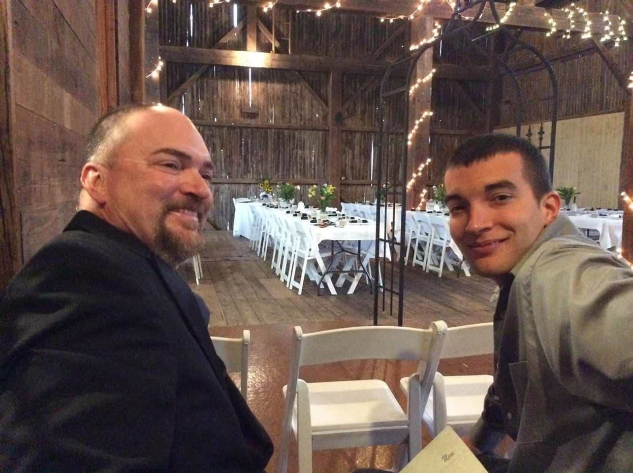 Ken Lafont, with his son, Cody Lafont.